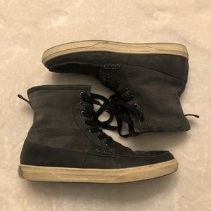 Black and Gray Aldo Boots